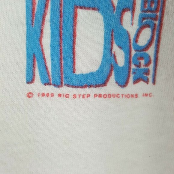 Vtg 80s New Kids On The Block T-Shirt L NKOTB - Picture 5 of 12